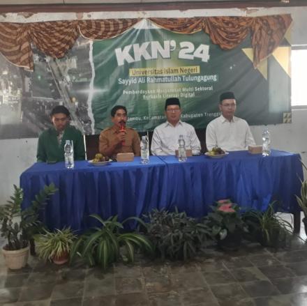 Pembukaan KKN UIN SATU TULUNGAGUNG di desa Jambu